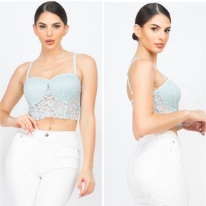 Lace camisole top
